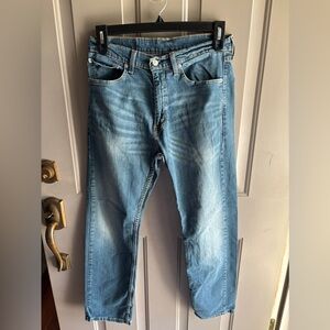 Levi's Jeans Mens 33x30 Blue 505 Medium Wash Stretch Denim